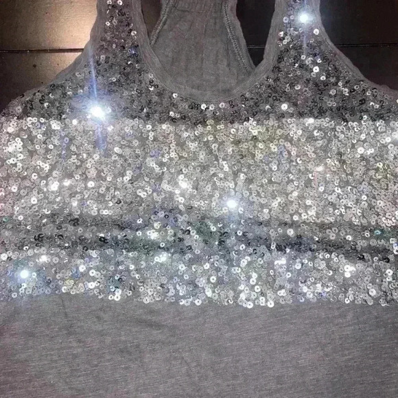 Express RacerBack Sequin Tank size Small Pristine - Picture 6 of 6